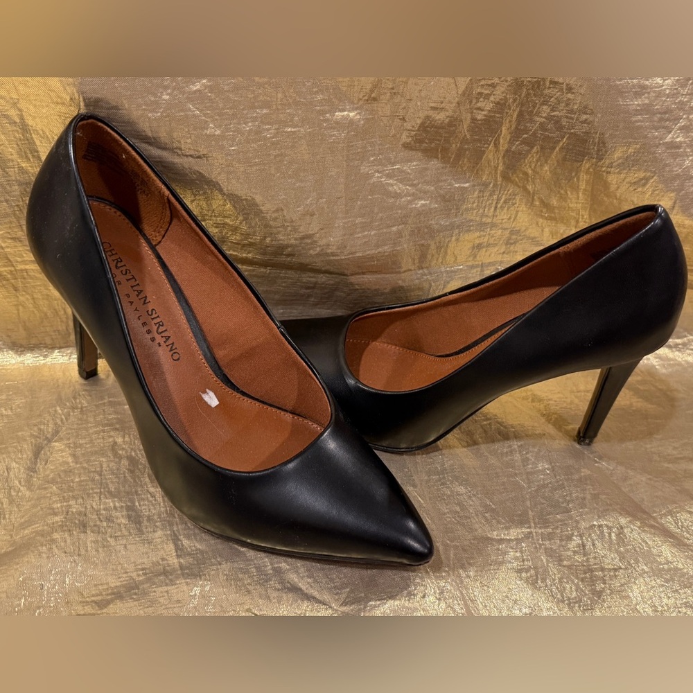 Christian Siriano Black Stiletto Heels